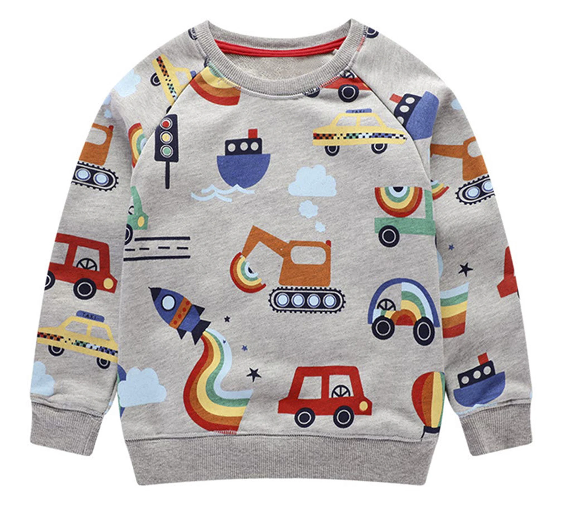 Charcoal grey colour Premium quality sweatshirts available with your custom logo embroidered printed full sleeves crewnecks