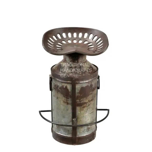 Adjustable Iron Drum Chair Excellent Quality Collection Bar Dining Kitchen Pub Bar Rocking Chairs Furniture