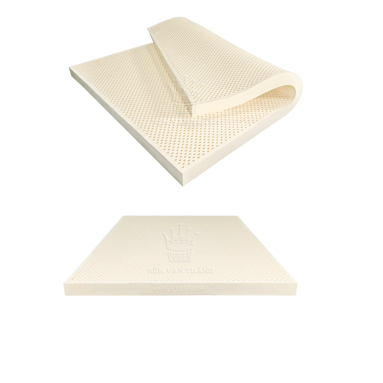 White Length 200cm Mattress Latex Traditional Natural Queen Full Size Home Topper Hypo-allergenic Sleeping Fabric