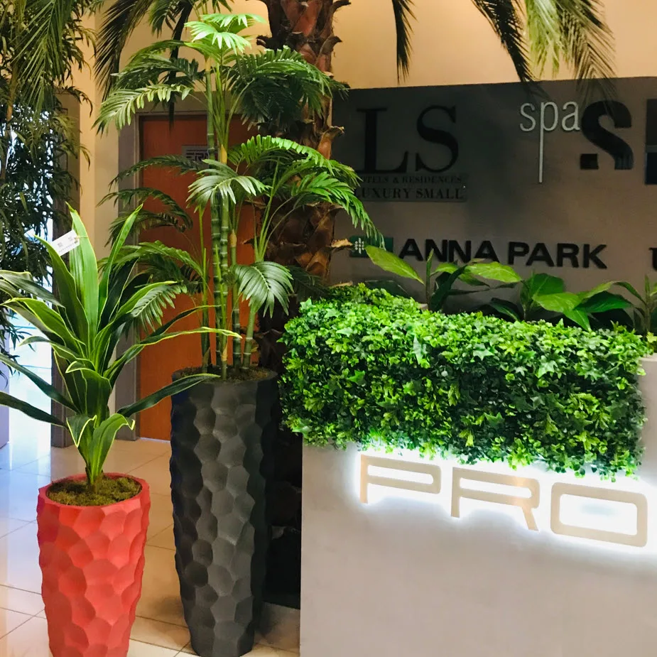 Flower Pots and Fiberglass Planters for Projects Indoor and Outdoor Use Custom Size  Color Available Fiberglass Vase Decoration