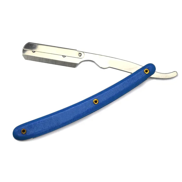 Profess Low Price Stainless Steel Razor Folding Straight Shaving Razor For Mens