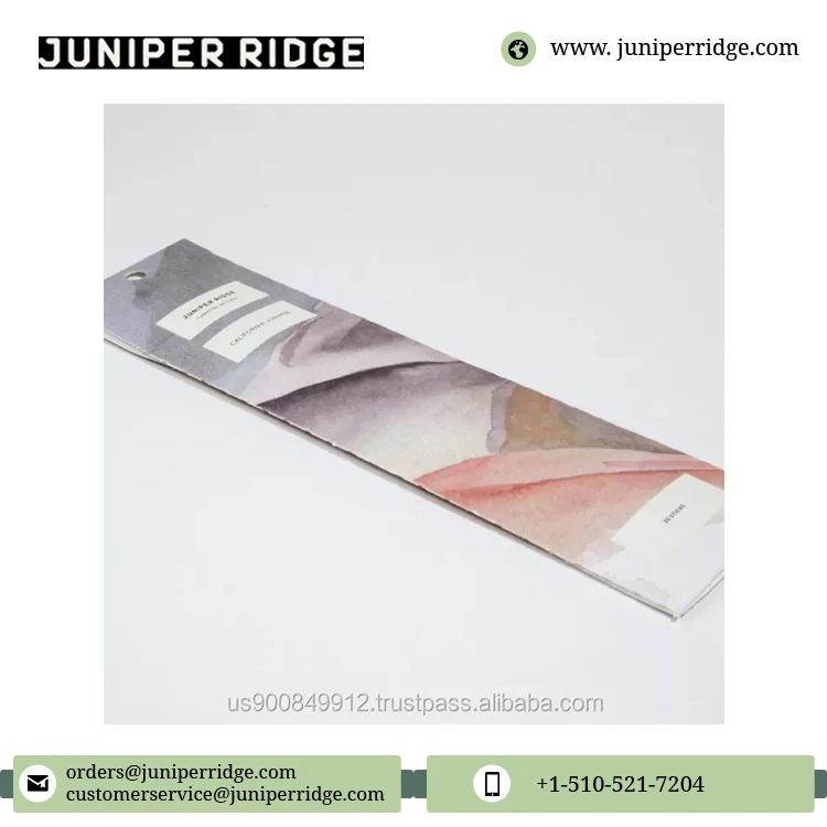 Newly Arrived Dried Leather, Dusty Stone, Sweet Resin Scent Best Home Fragrance California Juniper Campfire Incense Stick