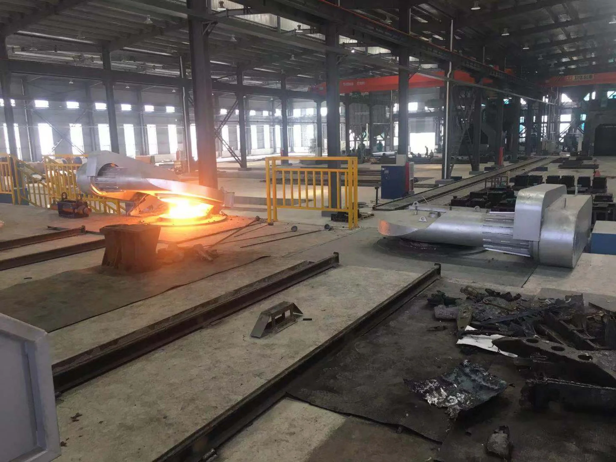 SHENGUANG Factory Direct Scrap Aluminum Recycling Equipment Aluminum Alloy Melting Furnace With Reducer Tilting Electric Furnace