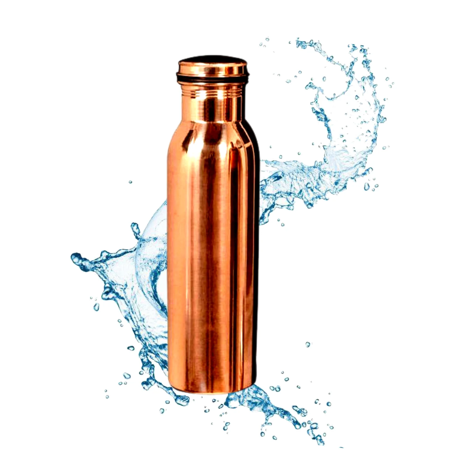 Best Wholesale Price Plain Copper Water Bottle 1000ml In Pure Copper Material water bottles