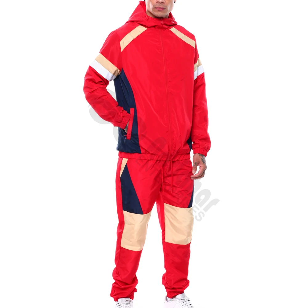 Hot Selling 2024 Windbreaker Long Set Unisex Nylon Jacket and Trouser Plus Size Windbreaker Tracksuit