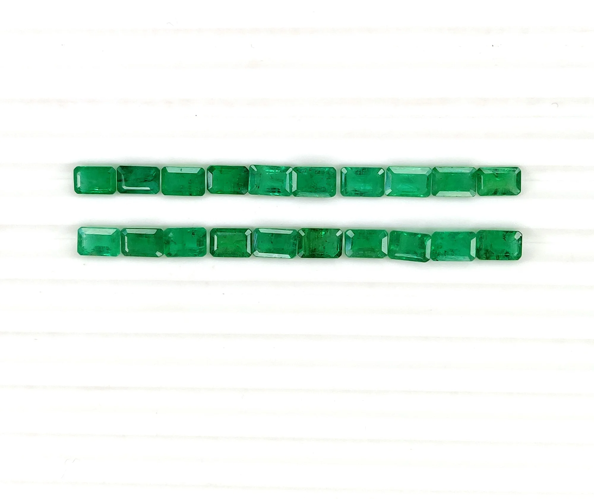 100% Natural Zambian Emerald Fine Quality Octagon Cut 6x4 mm Reasonably Priced Sapphire Gemstones for Jewelry Making