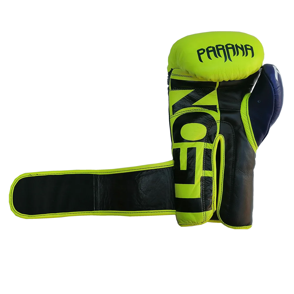 PARANA HAMMER PRO BOXING GLOVES LEON EDITION HOOK & LOOP / LACES BLUE/YELLOW BLACK/WHITE ORANGE/BLUE BLACK/RED BLACK/GOLD