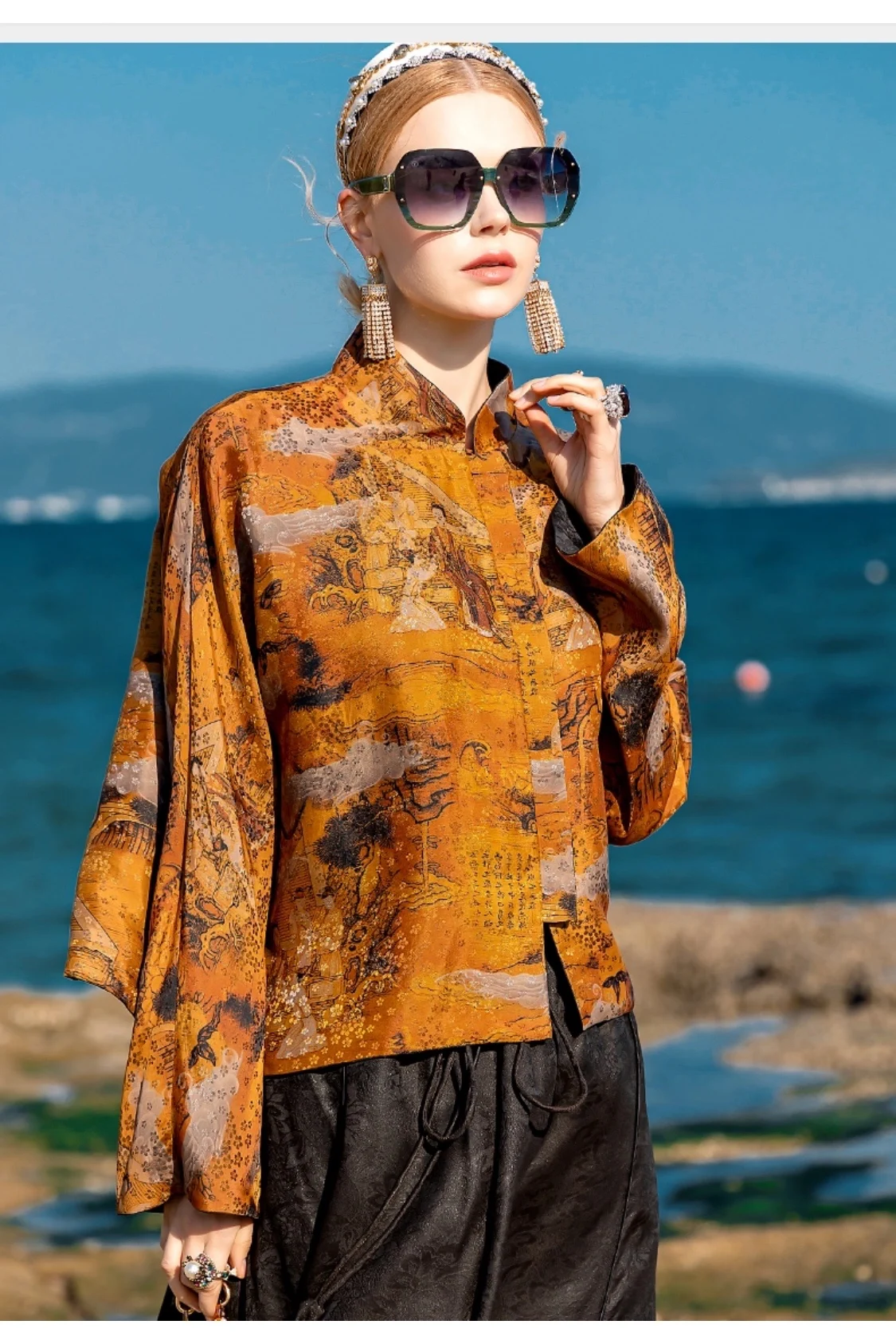 CMT, OEM, ODM New Trending Women Shirt in Silk With Italy Slyle For Europe and North America