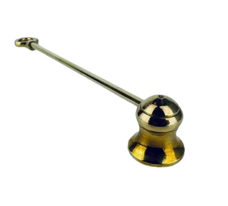 Custom Factory Shiny Polished Metal Candle Accessories Snuffer Extinguisher Unique Shape Extinguishing Controlling Candles