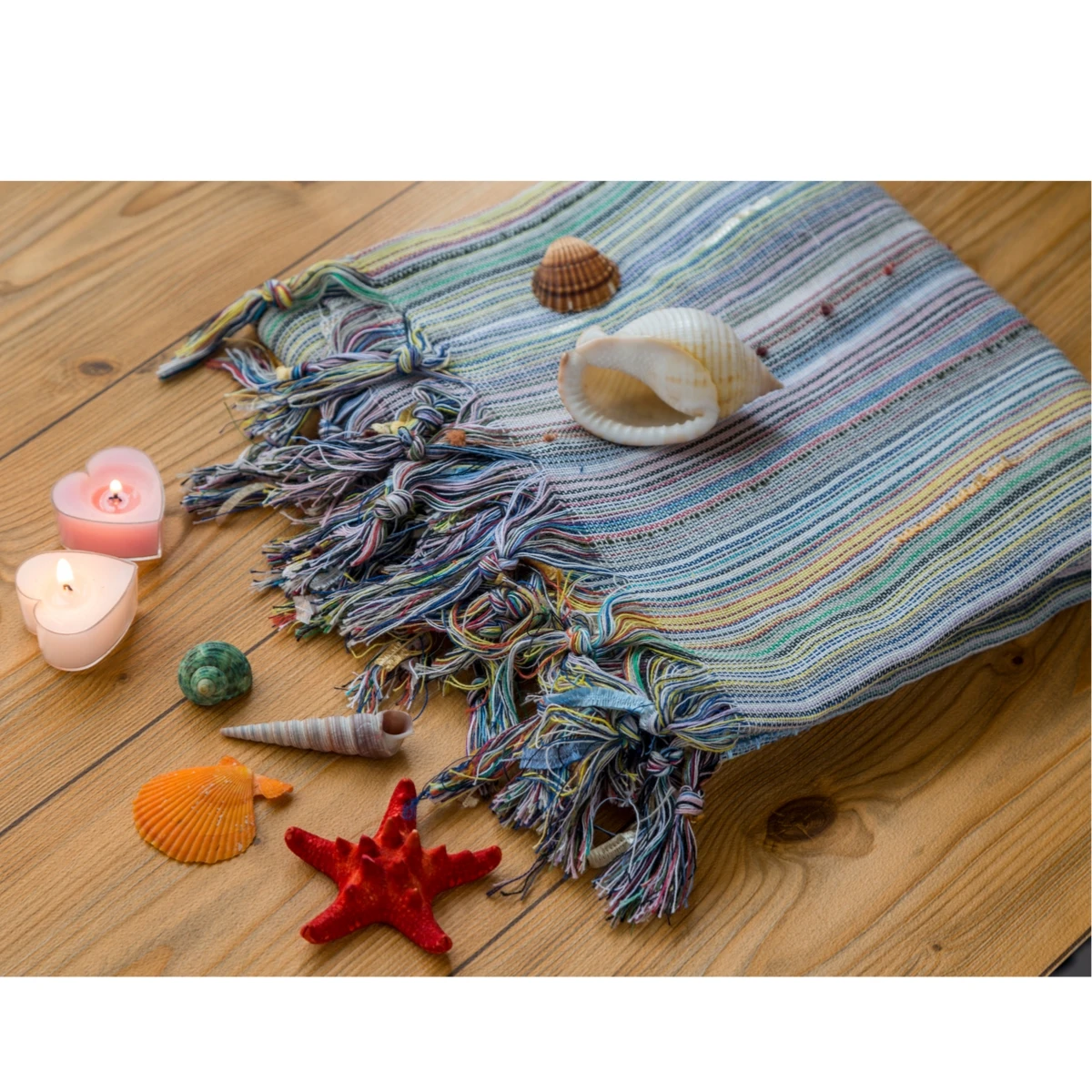 100% Cotton Turkish Hammam Kikoy Towels For Spa Thick Kikoy Towels Cotton Beach Towel Wholesale in India.