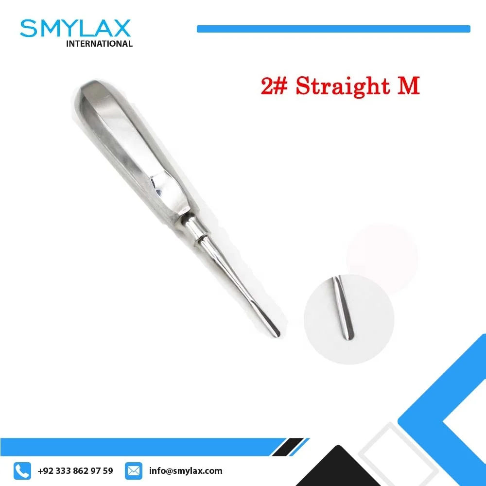 Dentist Tools Surgical Instrument Tooth extraction Tool Stainless Steel Straight Curved teeth Elevator Dental Lab Dentistry