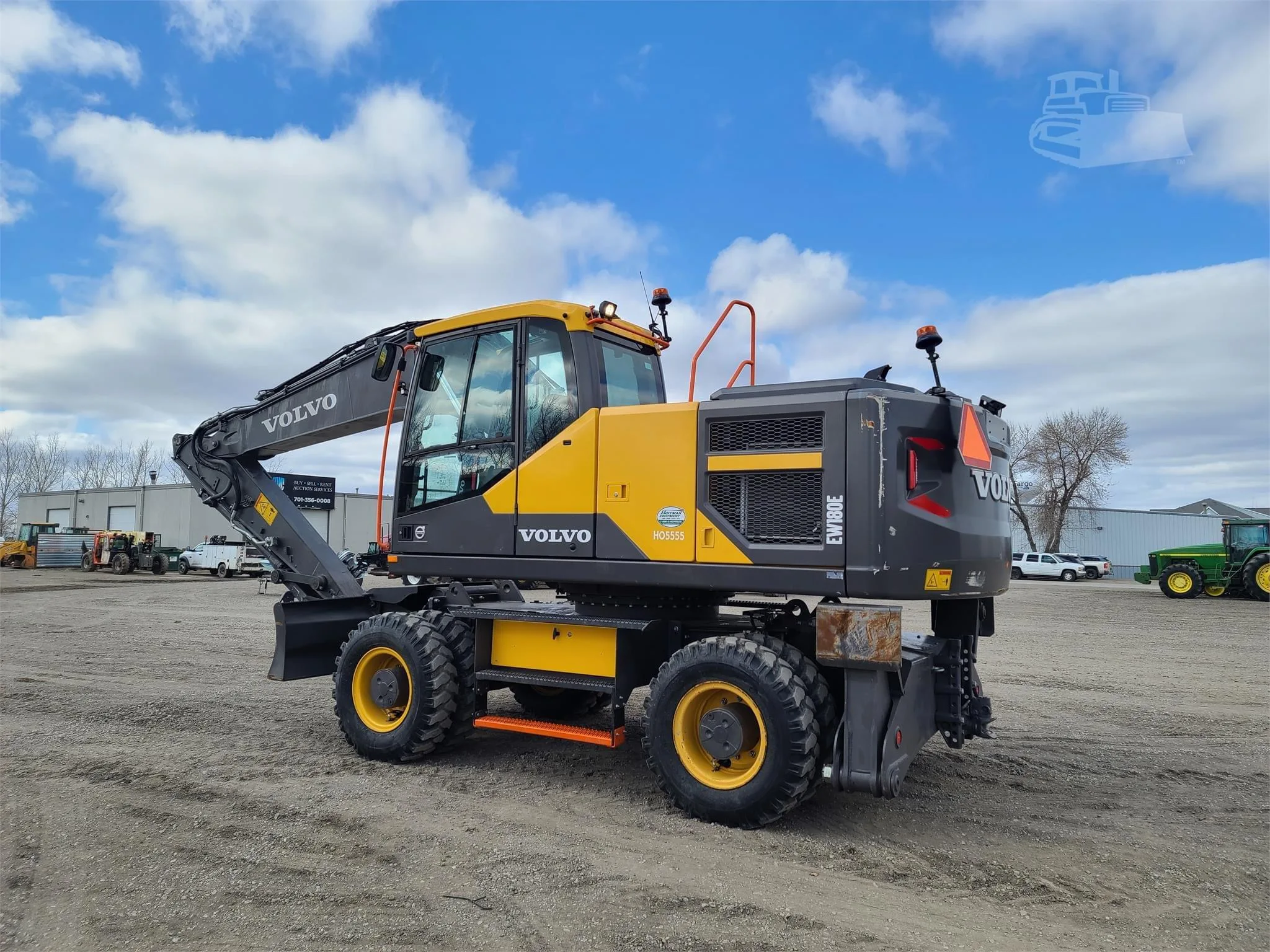 Hot Boutique VOLVO EW180E Used  Wheel  Excavator  To Provide Quality Assurance Car Condition First-class  Excavators