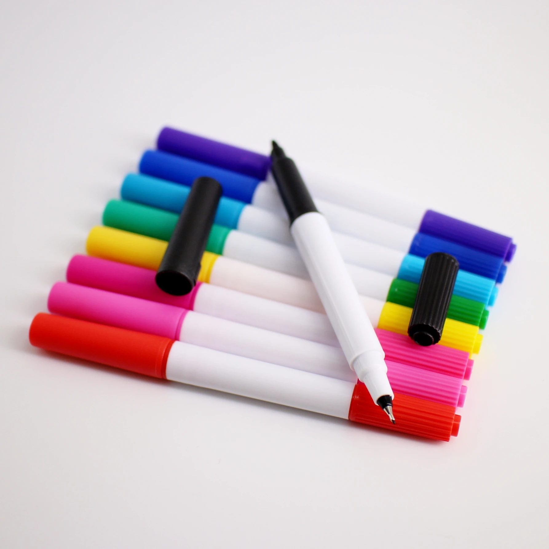 Different color paint dual tip double head whiteboard marker