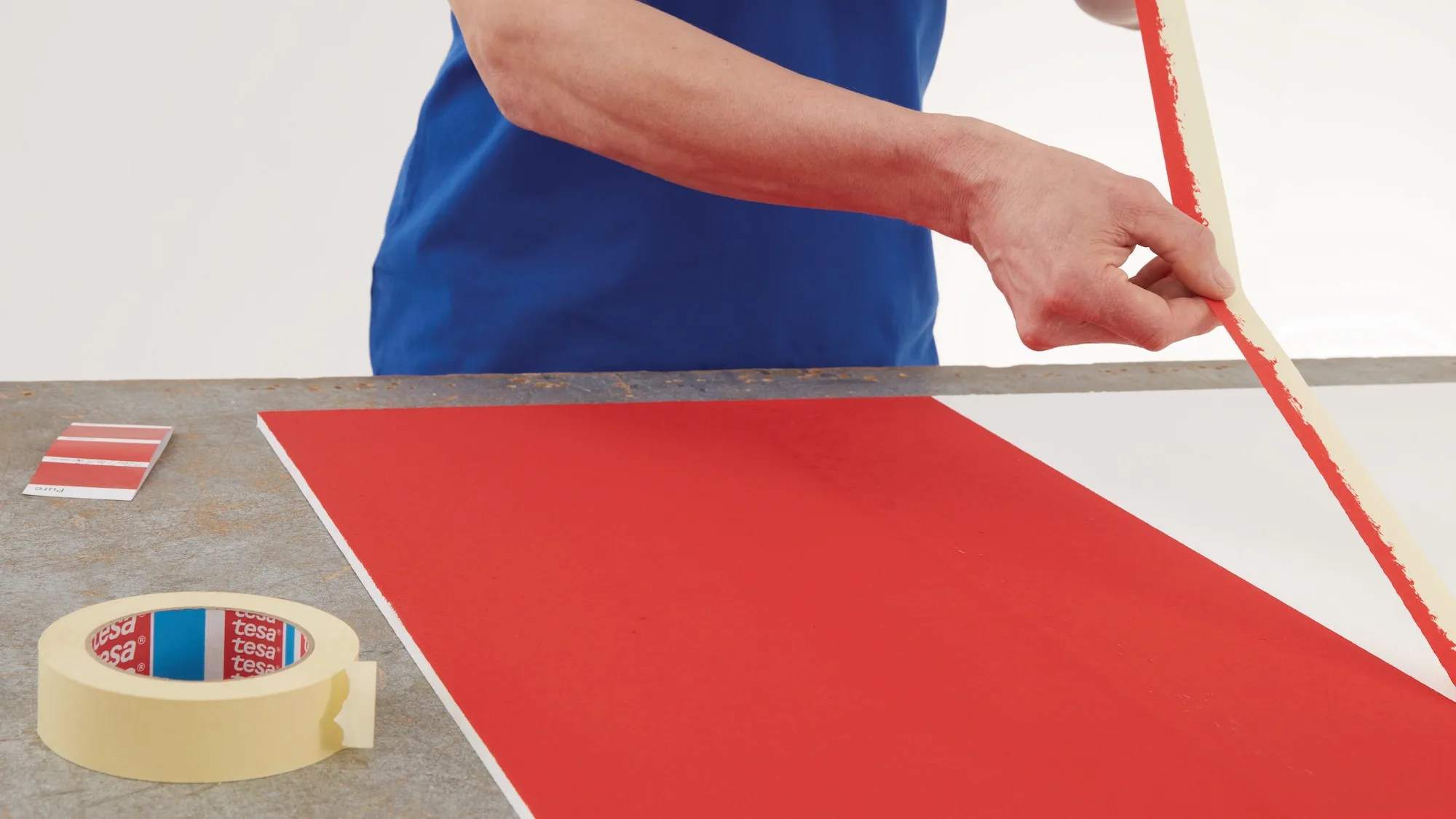 Top Quality Tesa 4323 Protective Painting Crepe Paper Automotive Car Masking Tape,  no residue