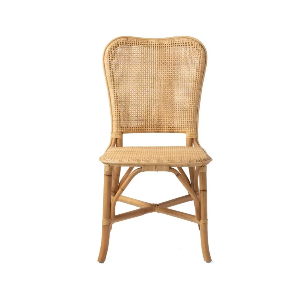 New design handwicker rattan dining chair elegant furniture for kitchen Boho style wholesale from Vietnam artisans