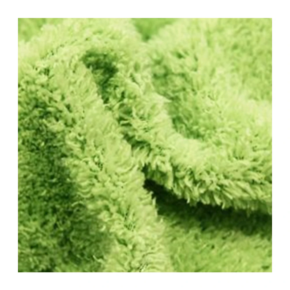 Customized Color Super Soft Polyester Minky Mohair Flannel Fabric forToys and Doll Blanket