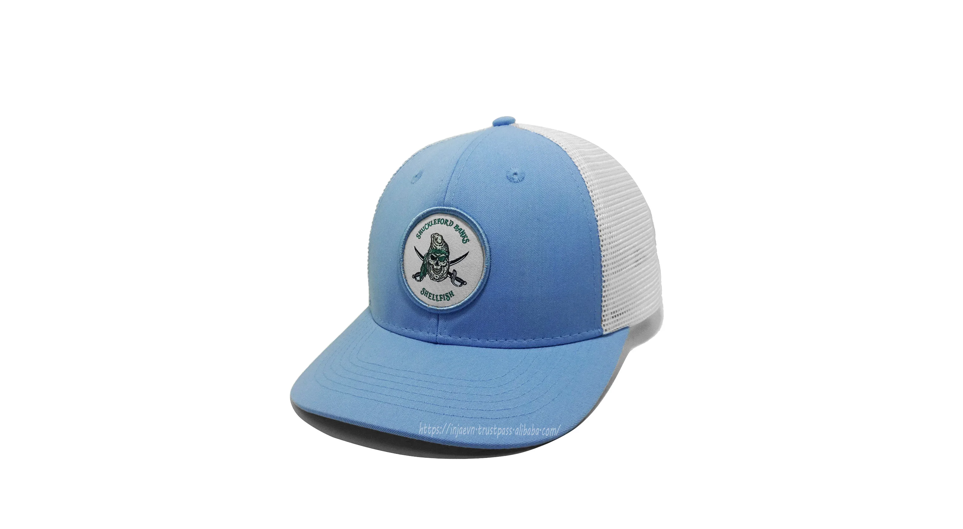 Wholesales Low MOQ Trucker Hats Mesh Snap Back Caps Adjustable Sport Fashion  Directly Factory Vietnam Headwear