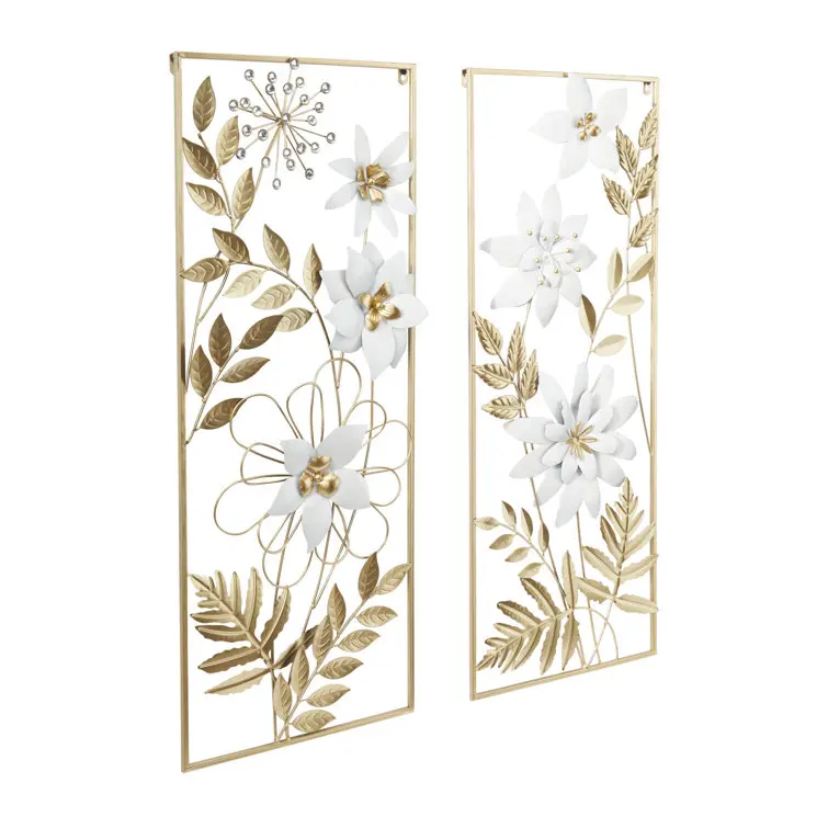 Blissful Serenity Framed Flower Wall Art Set Of 2 Offering The Right Mix Of Glamorous Casual Style Perfect For Bold Color Walls
