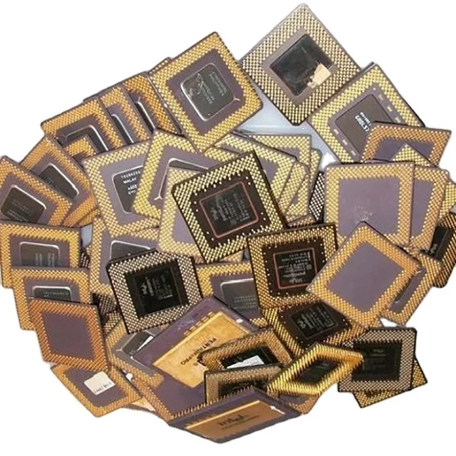 Cheap Intel 486 And 386 CPU Ceramic Processors Scrap - CPU Ceramic Processor Scrap For Gold Reco