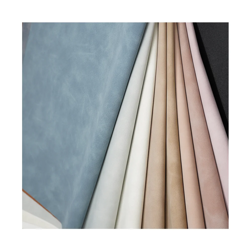 Selling Point Silver Imitated Microfiber Impregnation Faux Suede