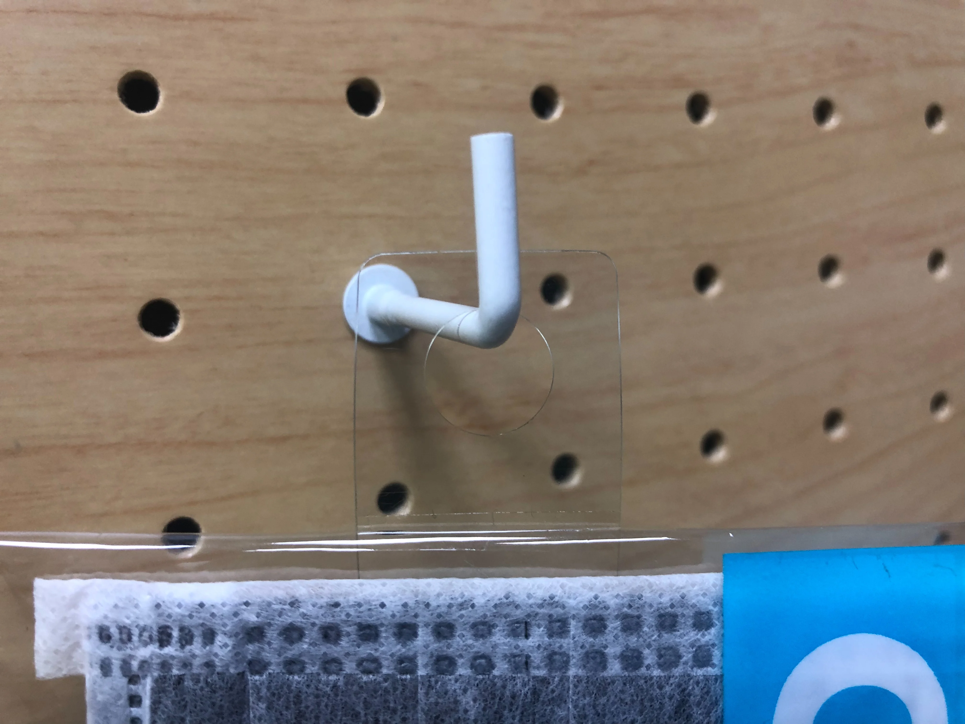 PET Clear Circle Sot adhesive Hang Tab