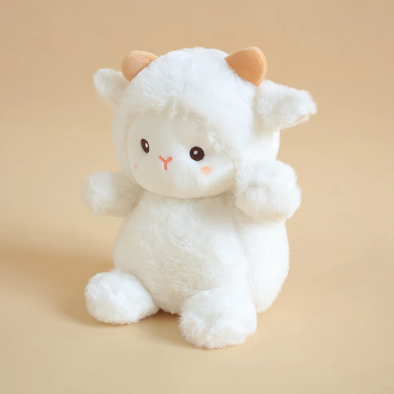 Custom super cute soft stuffed sheep doll plush animal stuffed sheep plush toy kids soft toy promotional product