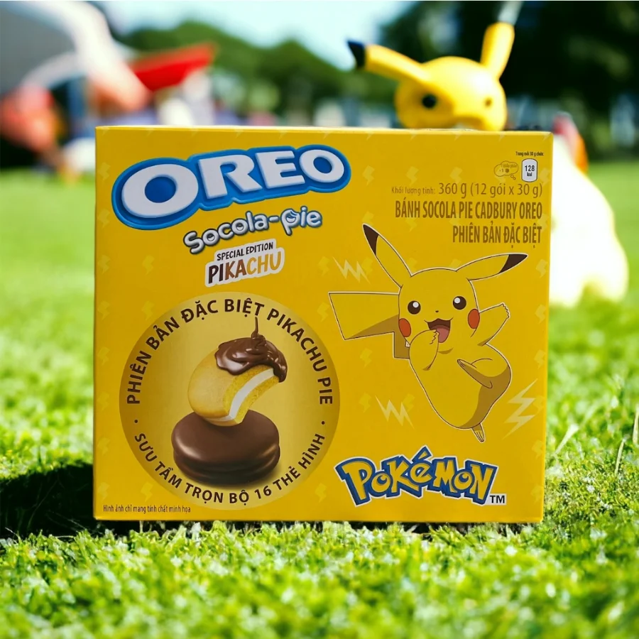 Хит продаж шоколадный пирог Cadbury Ooreo 360 г версия Пикачу x 8 коробок