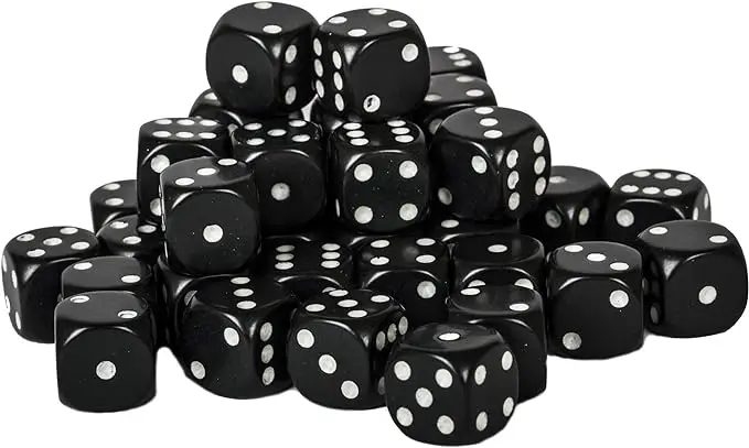 Hot Selling Gaming Horn and Bone Dice cubic dice buffalo Horn gaming dice with customize design and size