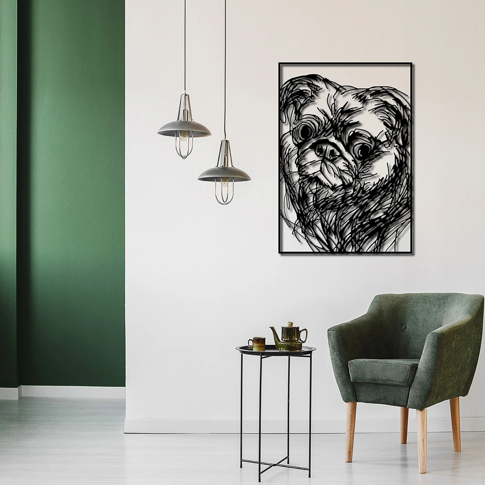 Metal Wall Art Minimalist Animal Themed Designs Laser Cut House Decoration Home Decor Art Deco Nature Household Items Decorative