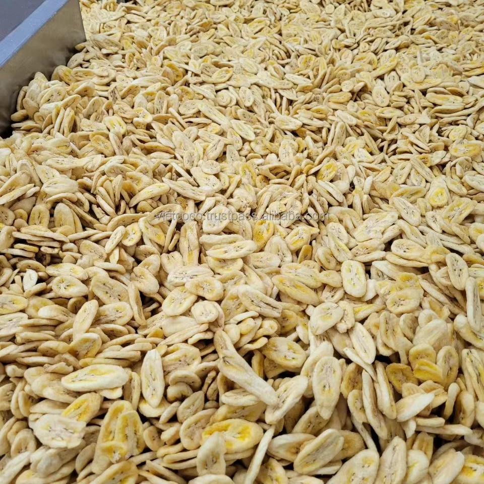 Hot Best Selling Healthy Delicious Crispy Dried Banana Chips, 100% Organic Banana Superior Quality