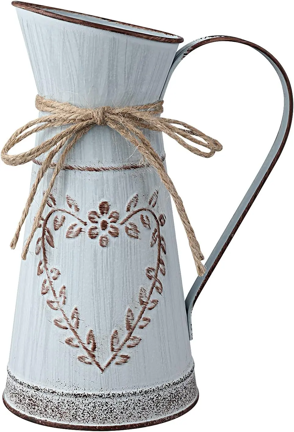 Metal Flower Vase Or Planter For Garden & Home Decoration