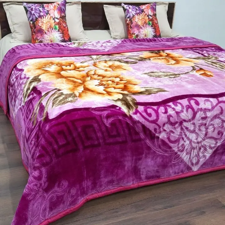 Кашемировое одеяло, Двухслойное, зимнее, плотное, норки