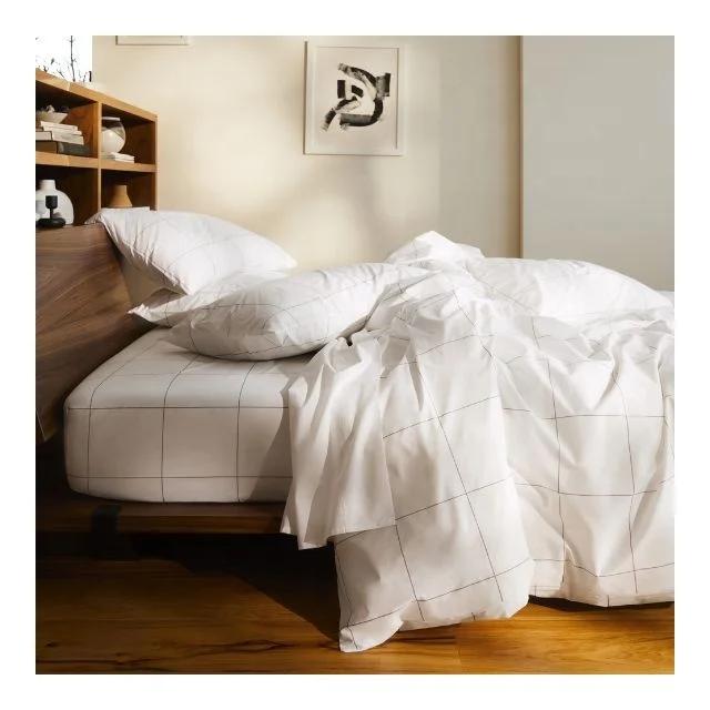 Luxury White Colour Embroidered Floral Home Solid Bed Sheets Soft Smooth King Size Bed Linen Cozy Single Double Bedsheet For Bed