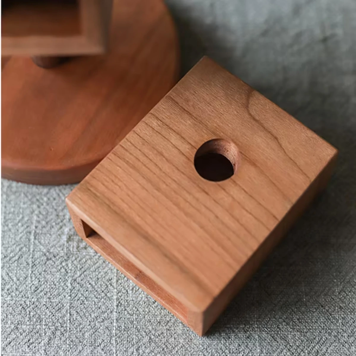 Wooden 3-Tier Pen and Pencil Holder Elegant Desk Organizer Durable Wood Tabletop Storage Ideal for Home Office Pencils