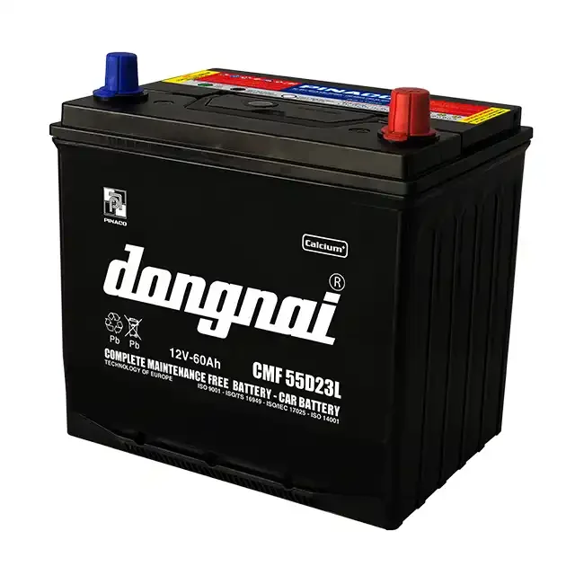 CMF 55D23L (12V - 60Ah) аккумуляторная гелевая солнечная батарея для хранения глубокого цикла
