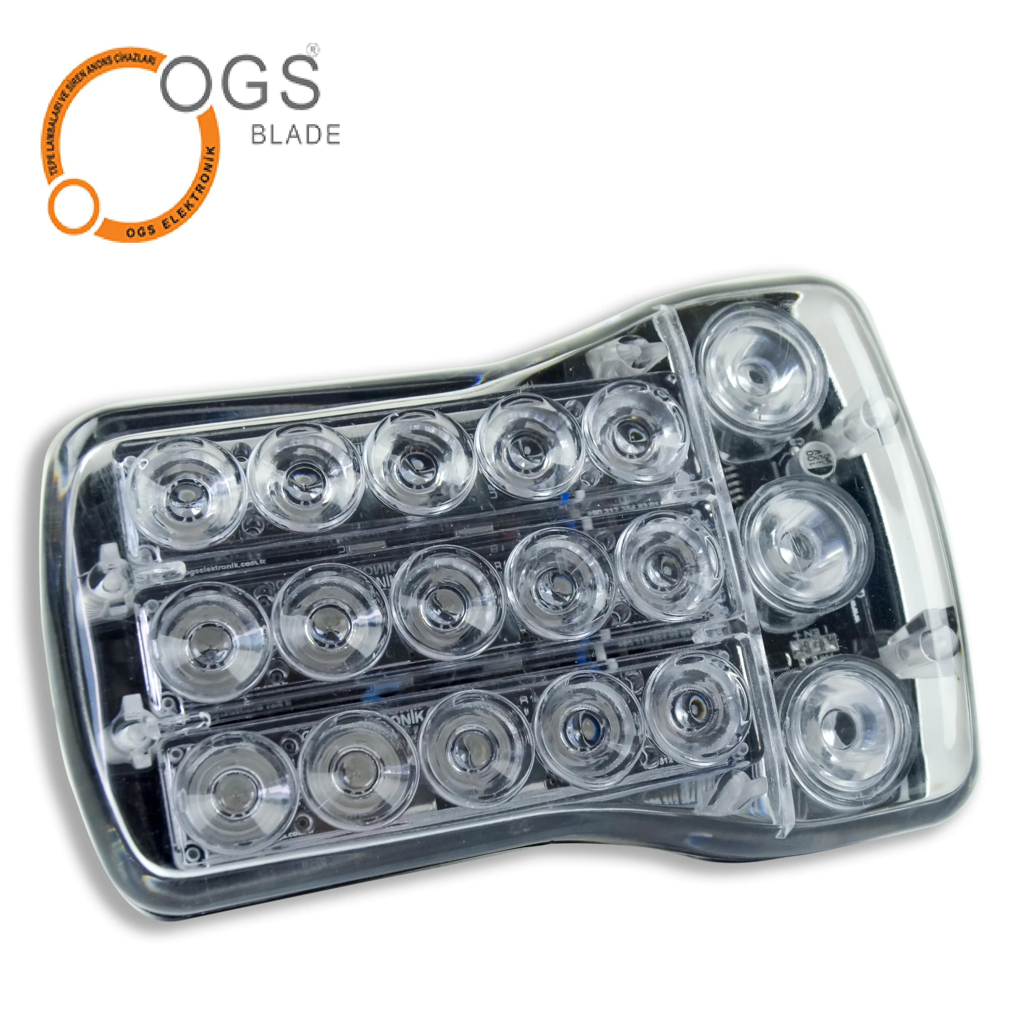 Emergency Warning Lighting Motorcycle Side Led Lightbar Grille Light 3 W Power Leds Strobe Light Bar Emergency Warnging Light