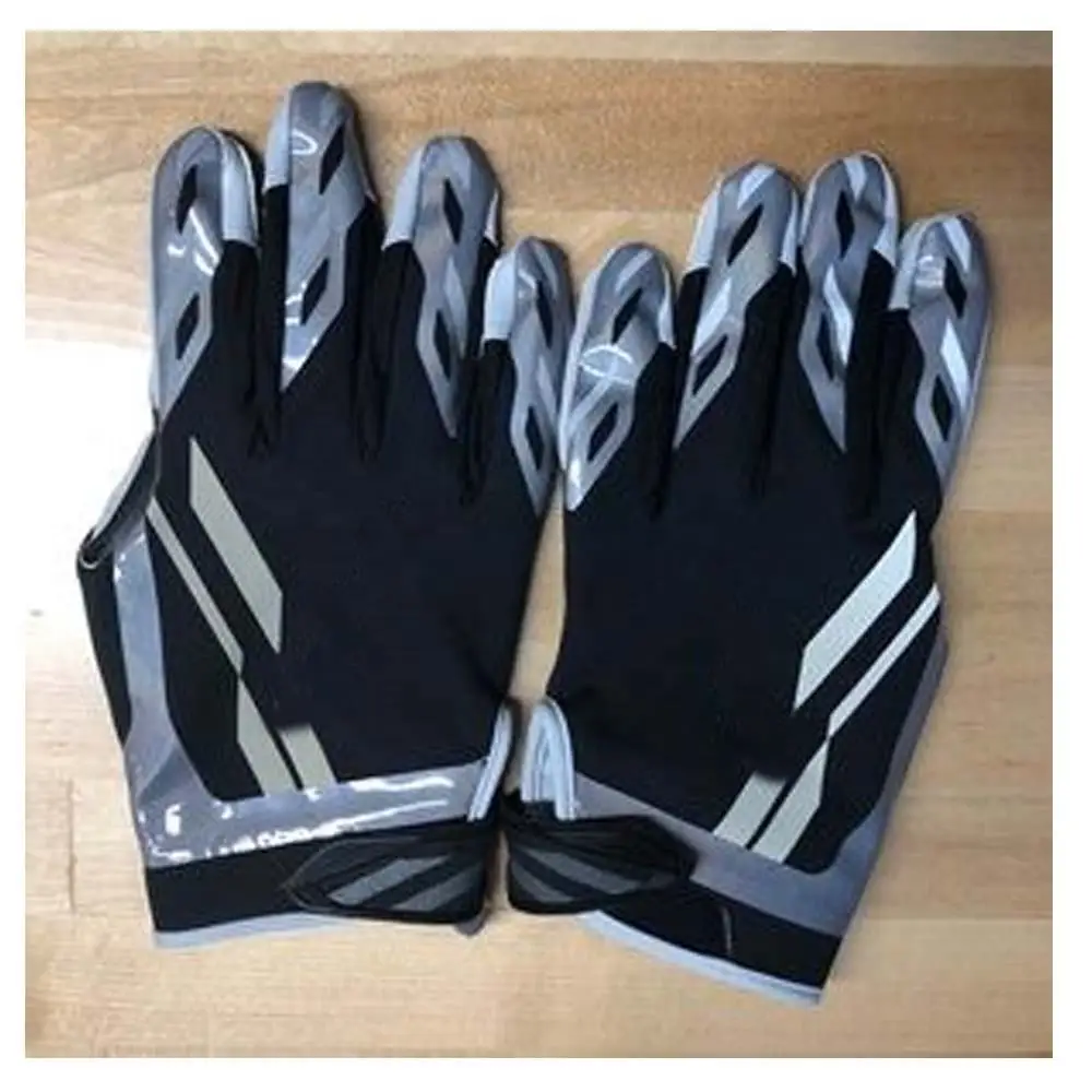 Top Custom Design Grip Football Receiver Gloves American Football Gloves Supplier Fashionable For Men With Custom Logo