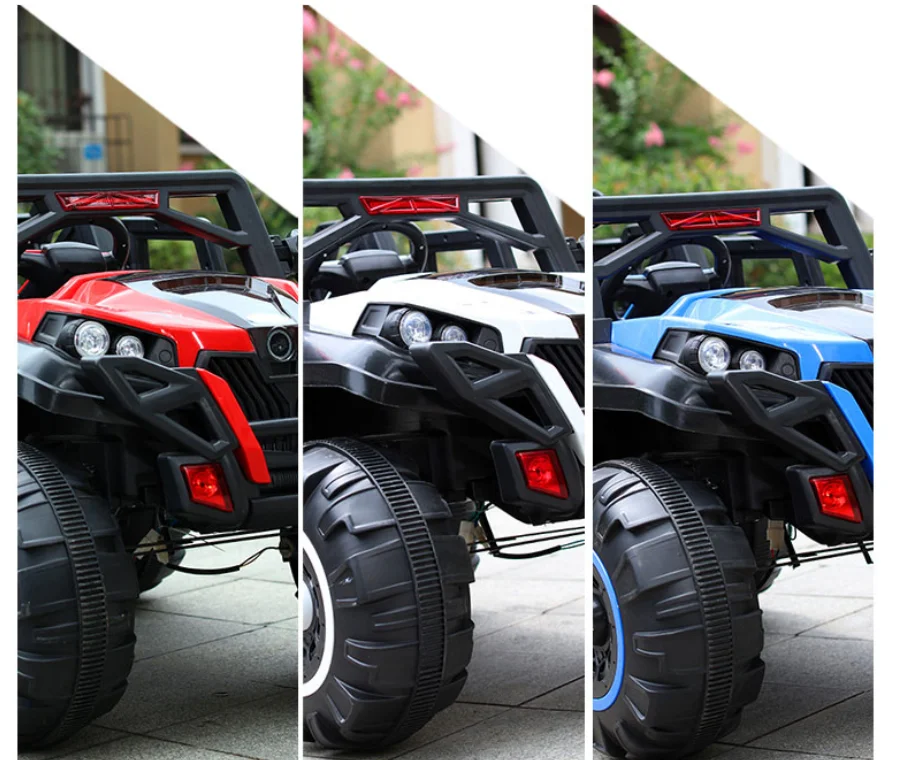 Cheap kids ride on beach buggy/electric ride on car 4 wheels motors car/gift car kids slide car with music lights electric car