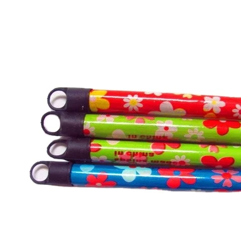 Wholesale Vietnam Eucalyptus Wooden Broom Handle Mop Stick 120cm Length Pvc Coated for Household cleaning