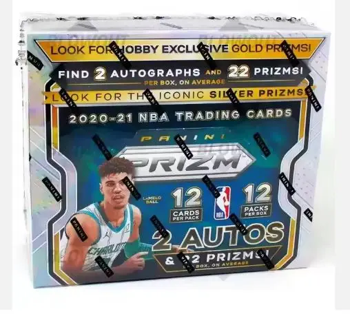 Top Sales 2020-21 Panini Priz-ms Basketball Hobby Box 144 Cards With Warranty