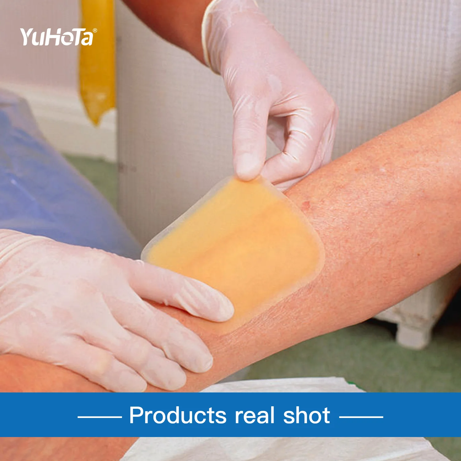 Sterile Self-Adhesive Wound Dressing Tape Copper Infused PU Spray Hydrocolloid for Patient Care