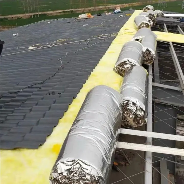 CE Certificate Best Thermal Glasswool Material  Fire Resistant FSK Veneer Aluminum Foil Fiber Glass Wool Blanket Material