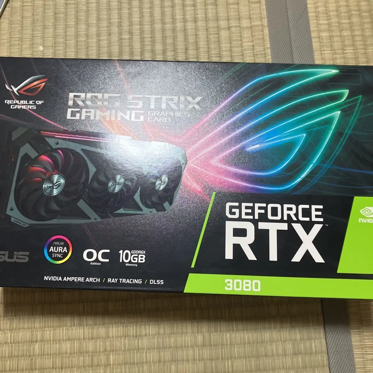 Brand New Asus Nvidia Geforce Rog Strix Rtx3080 Oc 10G Gaming Tested Graphic Board with 8 month waranty