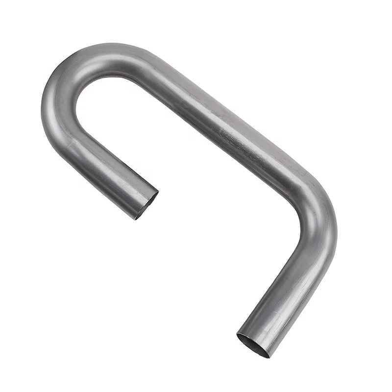 Custom processing of large diameter stainless steel hollow bends 304 Stainless Mandrel Bend Exhaust Tubing Pipe Turbo Header
