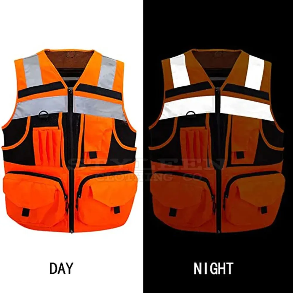 Hi Viz Safety Vest Factory Supply Work Wear High Visibility CE certificated Reflective Tape Premium Safety Vest