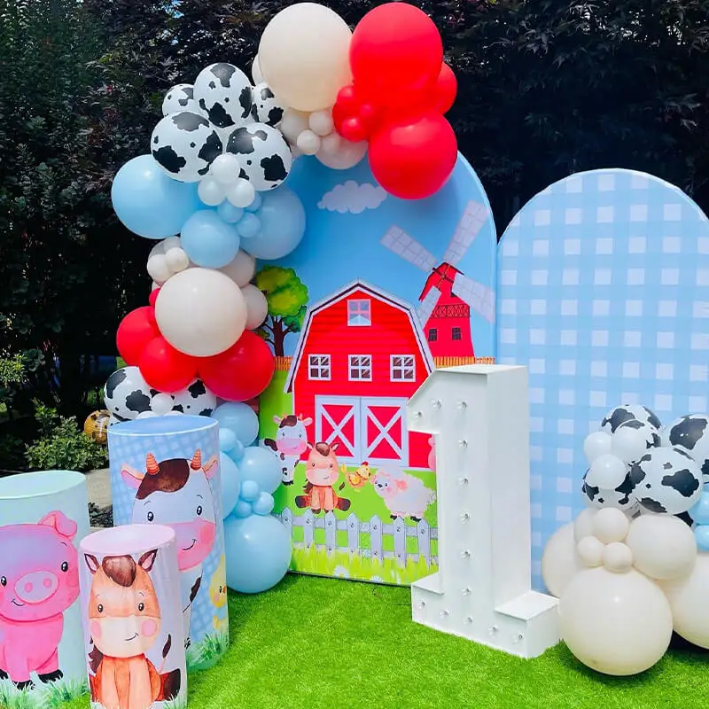 Baby Shower Birthday Wedding Party Aluminum Alloy Arch Backdrop Stand