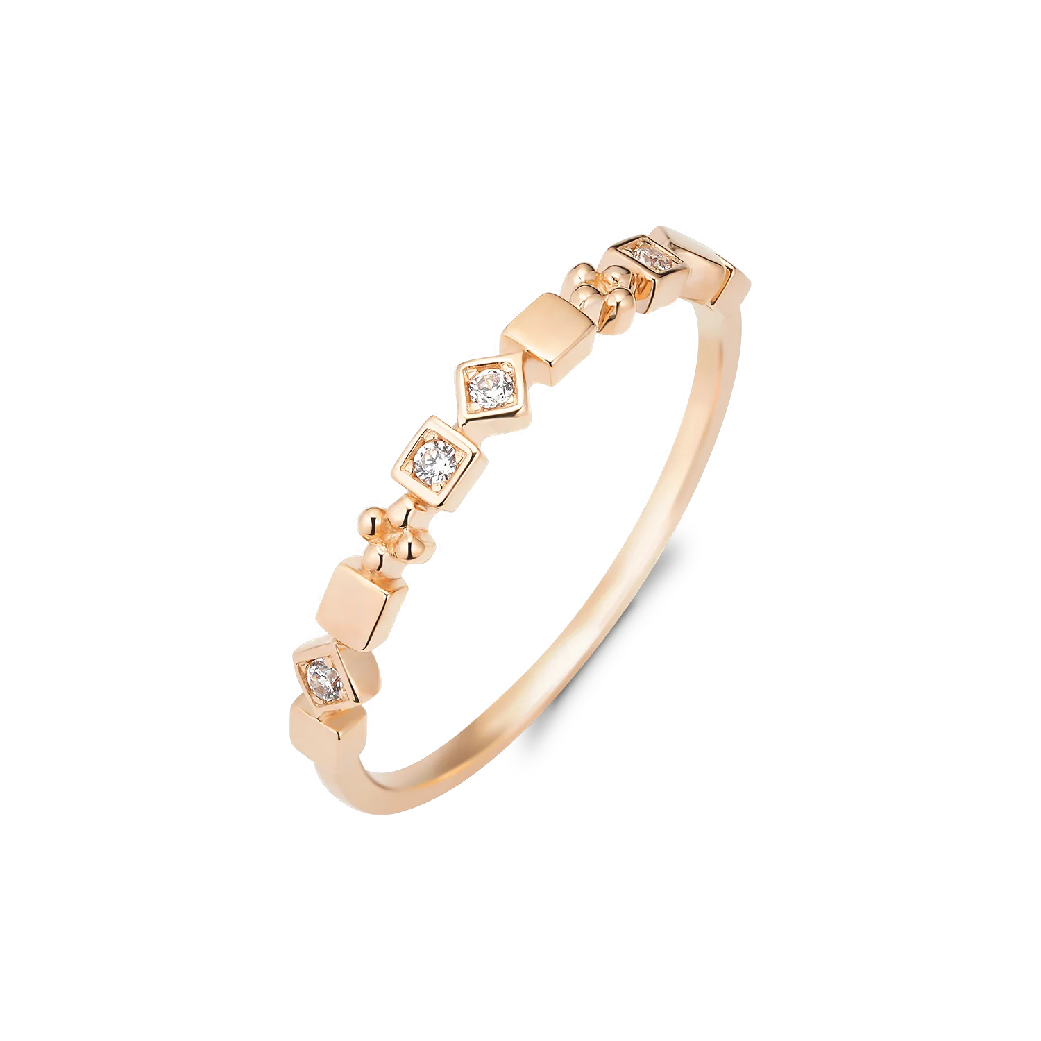 10K Solid Gold Classic Ring Set Gift For Women 14K Real Gold Ring Jewelry Factory Wholesale Price Huy Thanh Jewelry Brand