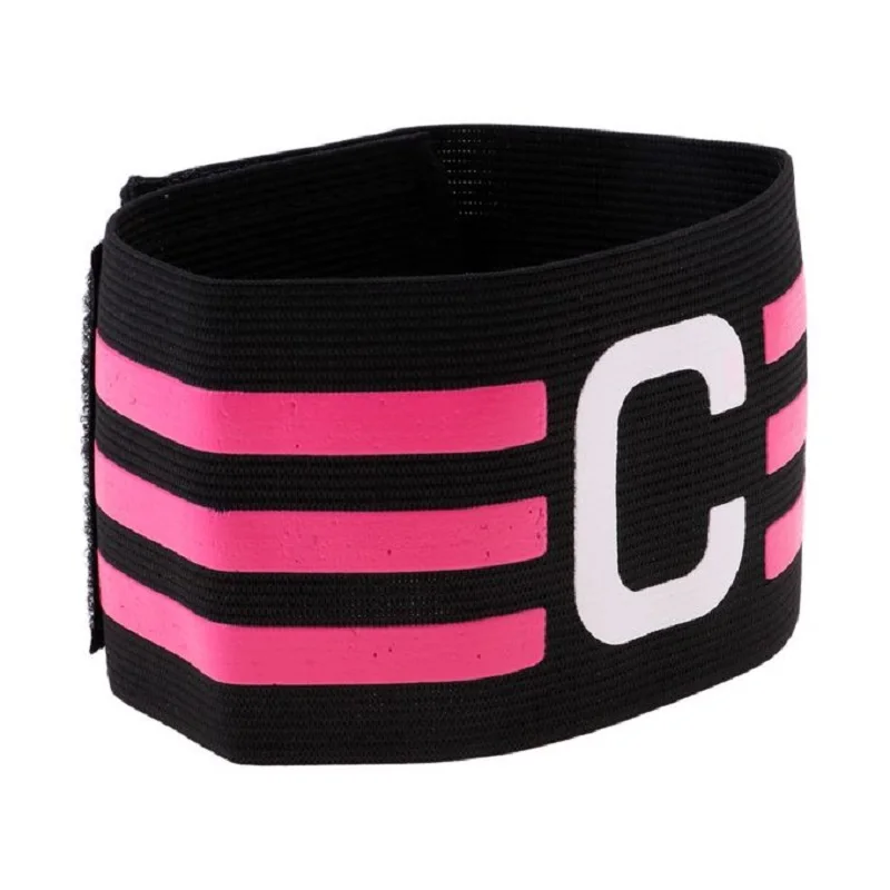 Custom Adjustable Elastic Band Hook and Loop Printed Soccer Elastic Captain Armband