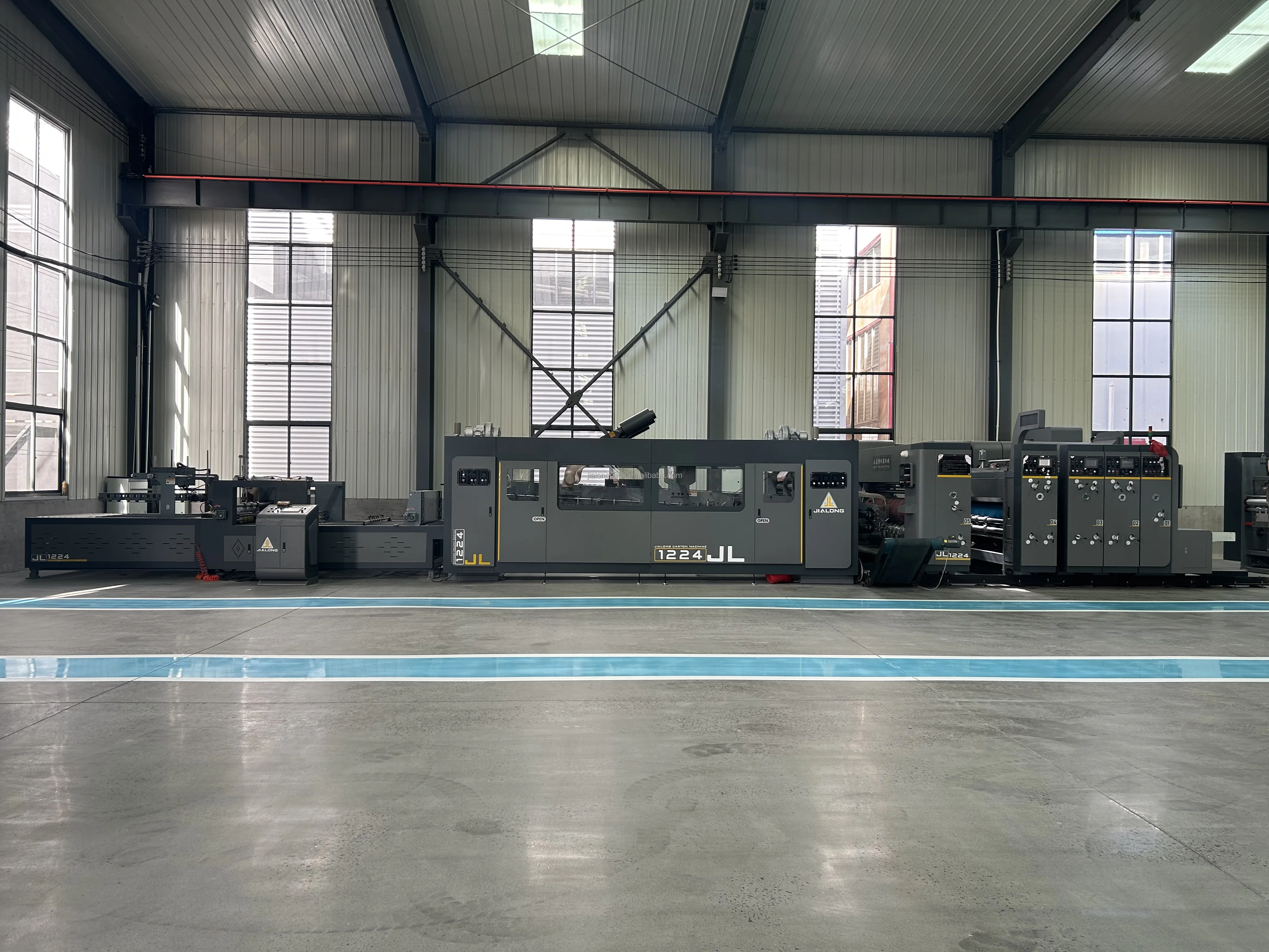 High quality FFG flexo printer slotter rotary die cutter in line folder gluer and automatic bundling machine