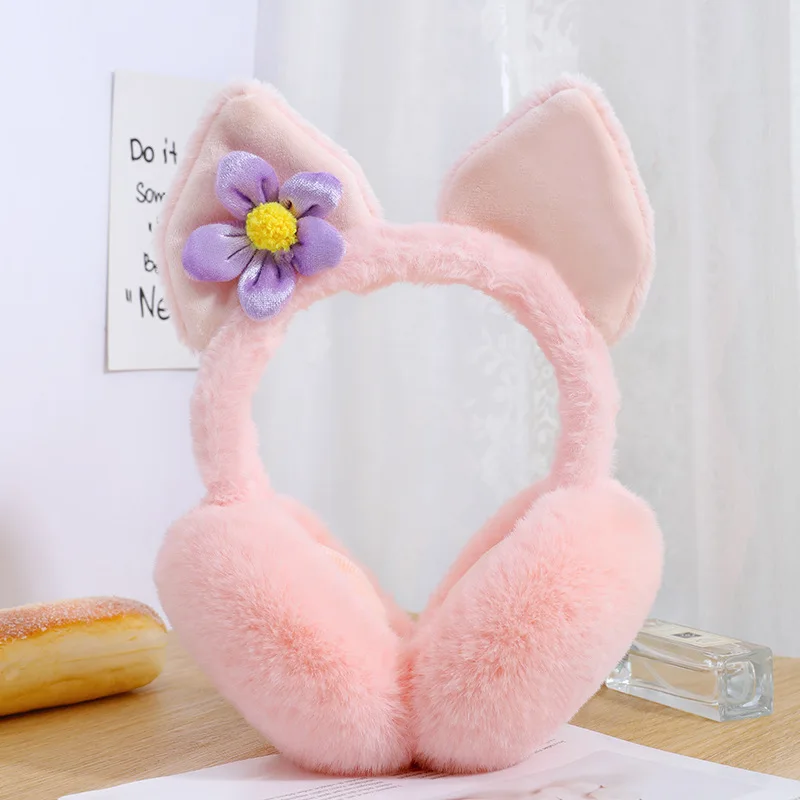Custom Kids Outdoor Ear Muffs High Quality Fur Safety Winter Headphone Style